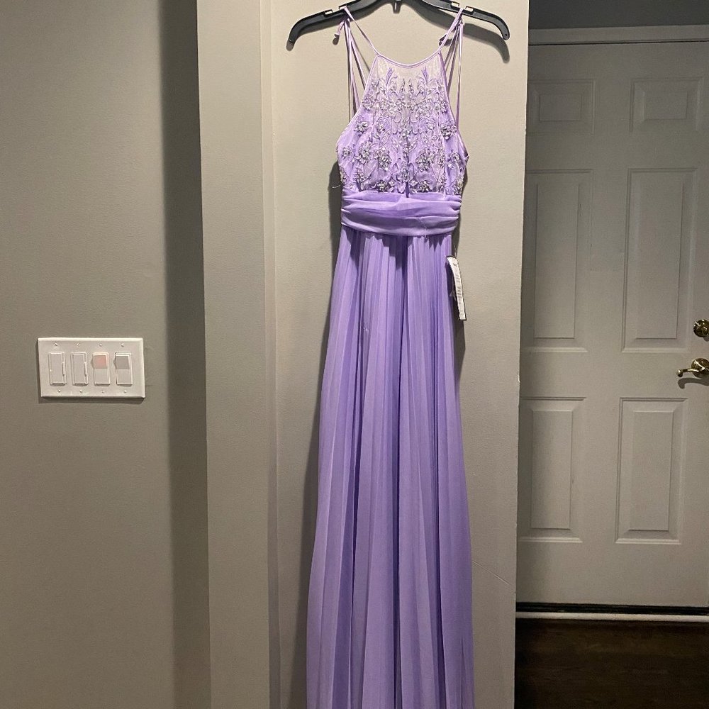 Maxi pleated Evening/Prom dress